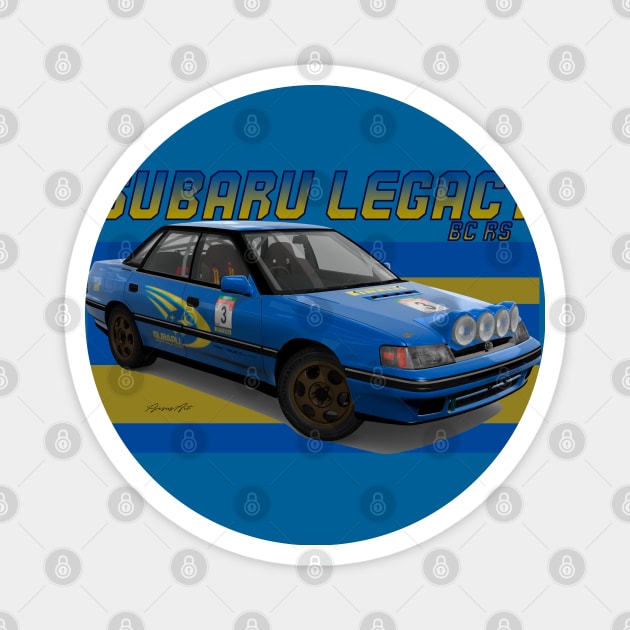 Subaru Legacy BC RS Magnet by PjesusArt